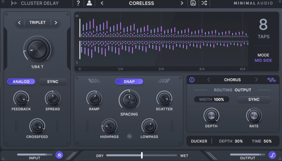 Minimal Audio Cluster Delay